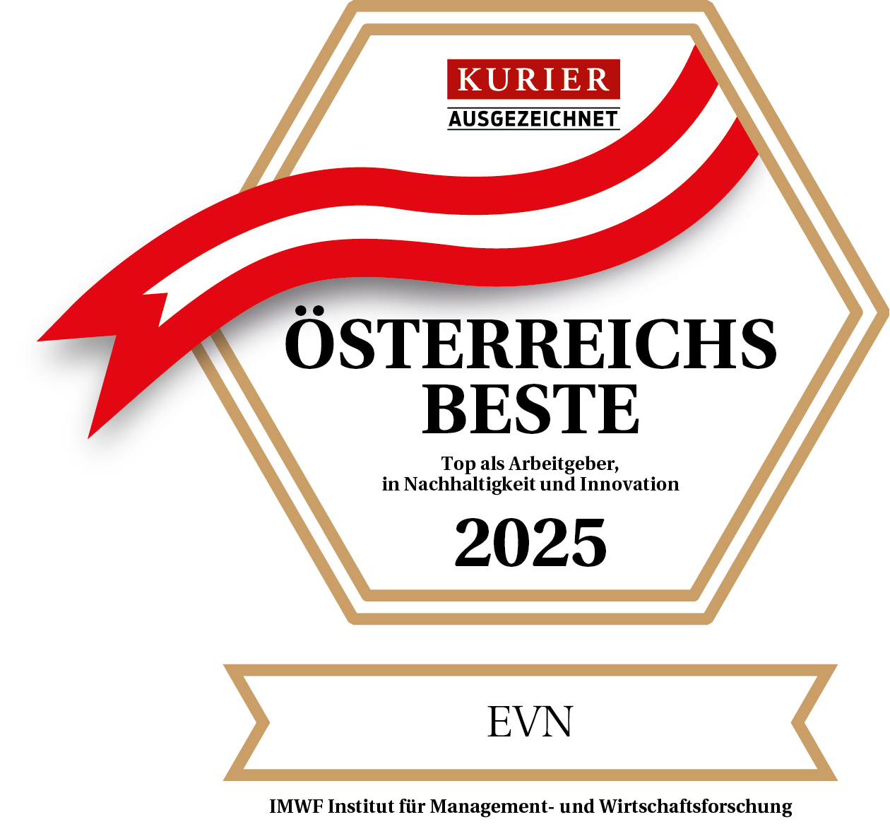 Österreichs Beste 2025 in Nachhaltigkeit und Innovation - EVN ausgezeichnet.